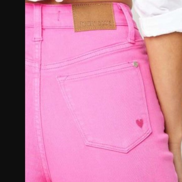 Judy Blue Pink Women Jeans - Picture 4 of 8